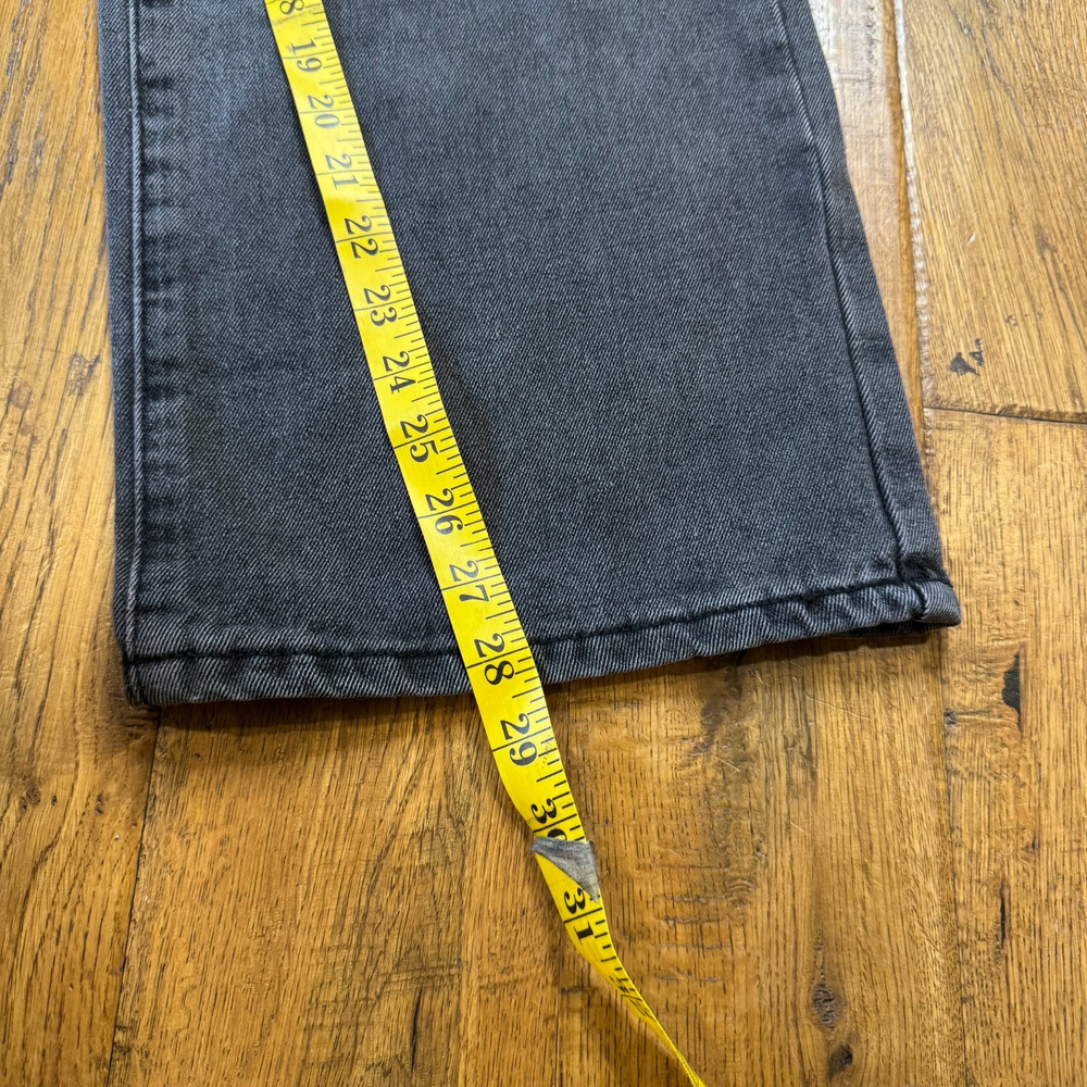 Edikted Raelynn Black Washed Wide Leg Low Rise Jeans Womens XS 100% Cotton - Picture 3 of 7